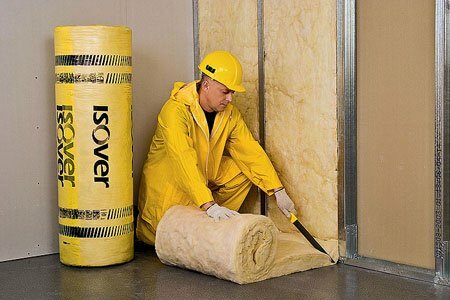 Утепление дома материалом Изовер